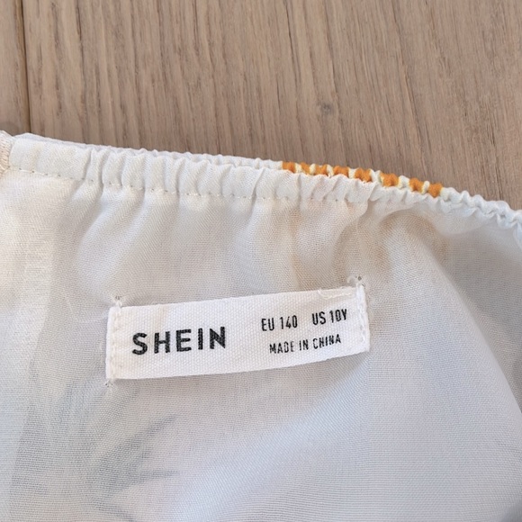 Shein Girls Pineapple Spaghetti Strap Sundress Size 10 - Picture 4 of 4